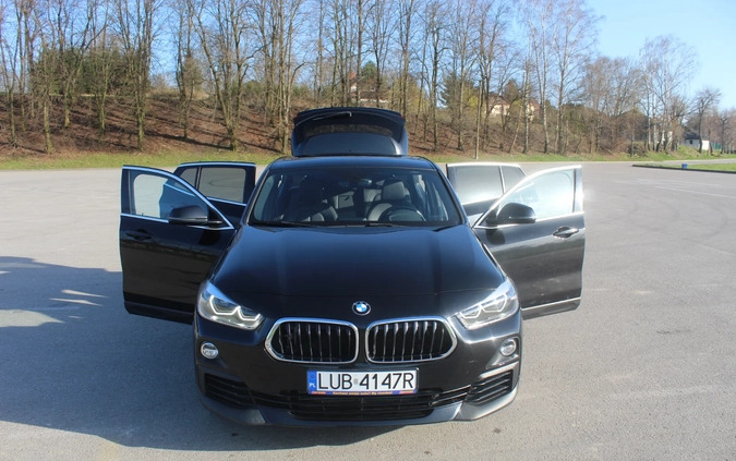 BMW X2 cena 92900 przebieg: 82000, rok produkcji 2018 z Lublin małe 301
